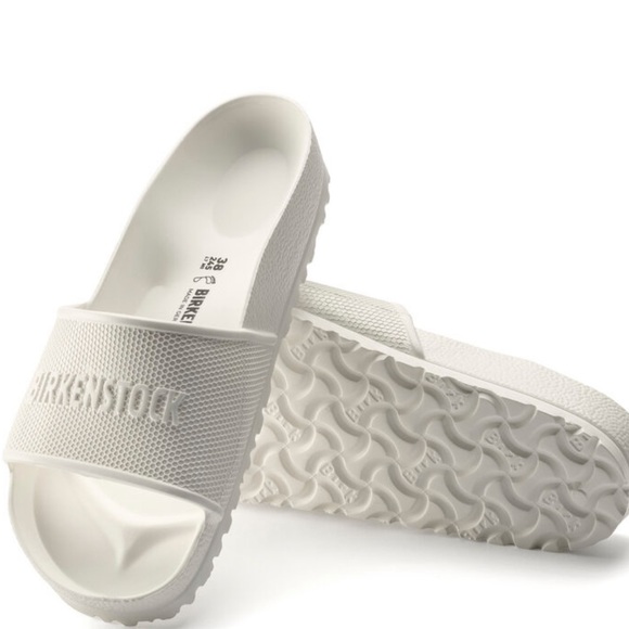 Birkenstock Shoes - Birkenstock White Barbados Eva Sandals